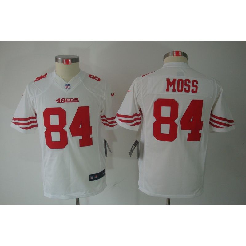 Cheap Randy Moss 49ers Youth Jersey #84 White From China Limited