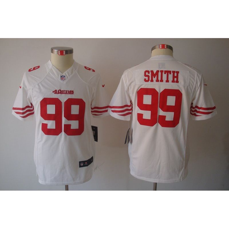 Cheap Aldon Smith 49ers Youth Jersey #99 White From China Limited