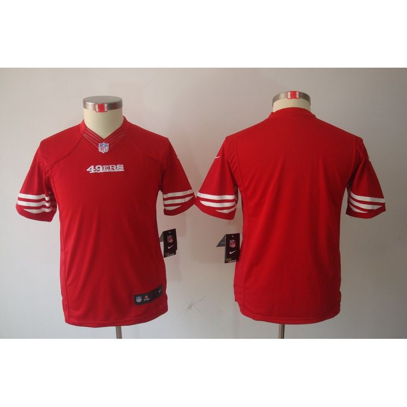 Cheap 49ers Blank Youth Jersey Red From China Limited