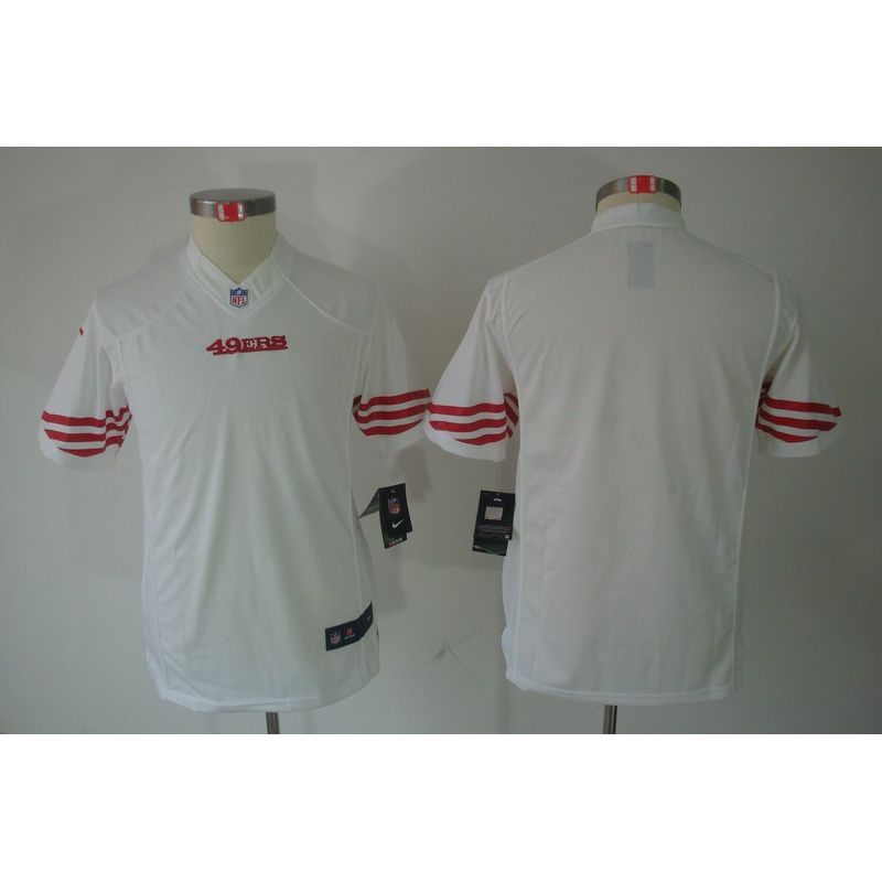 Cheap 49ers Blank Youth Jersey White From China Limited