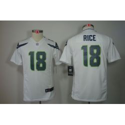 Cheap Sidney Rice Seahawks Youth Jersey #18 White From China Limited