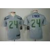 Cheap Marshawn Lynch Seahawks Youth Jersey #24 Grey From China Limited