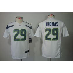 Cheap Earl Thomas Seahawks Youth Jersey #29 White From China Limited