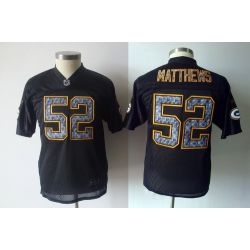 Cheap Clay Matthews Packers Youth Jersey #52 Black D From China United Sideline