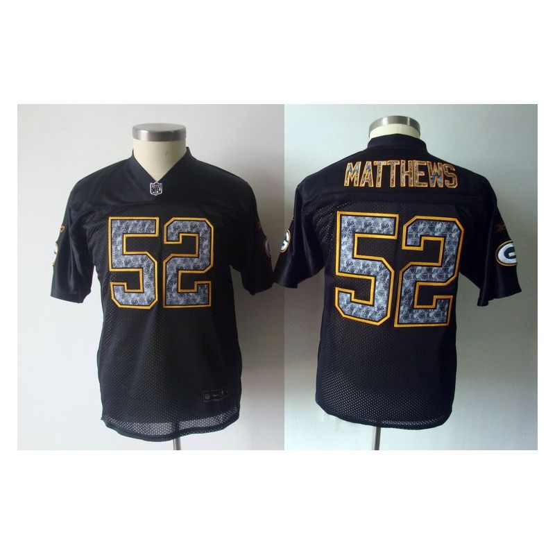 Cheap Clay Matthews Packers Youth Jersey #52 Black D From China United Sideline