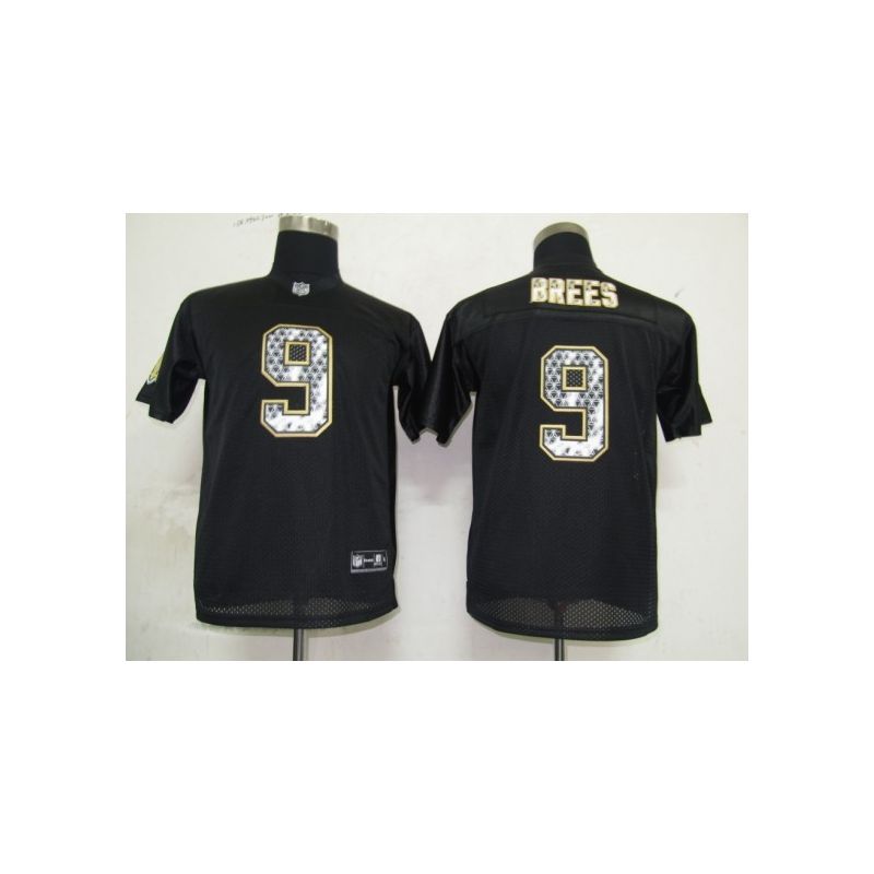Cheap Drew Brees Saints Youth Jersey #9 Black From China United Sideline Cheap Drew Brees Saints Youth Jersey #9 Black From China United Sideline