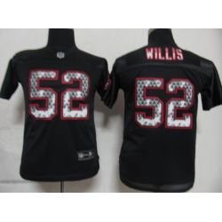 Cheap Patrick Willis 49ers Youth Jersey #52 Black From China United Sideline
