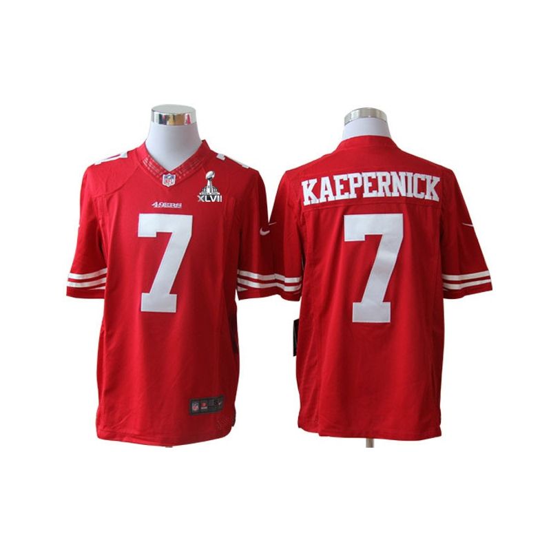 Cheap Colin Kaepernick 49ers Jersey #7 Super Bowl XLVII Red China Limited Cheap Colin Kaepernick 49ers Jersey #7 Super Bowl XLVII Red China Limited