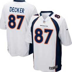 [Youth Game] Denver Broncos #87 Eric Decker (White) S