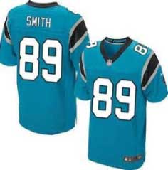 [Men's Elite] Carolina Panthers #89 Steve Smith (Blue) 44/L