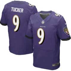 [Men's Elite] Baltimore Ravens #9 Justin Tucker (Purple) 40/M