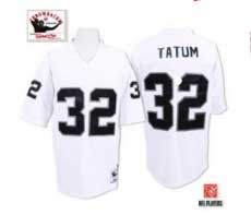 [Men's throwback] Oakland Raiders #32 Jack Tatum Jersey (White, Throwback) XL/52