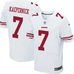 [Men's Elite] San Francisco 49ers #7 Colin Kaepernick (White) 44/L