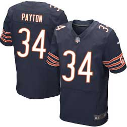 [Men's Elite] Chicago Bears #34 Walter Payton (Blue) 48/XL