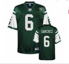 [Men's Reebok] New York Jets #6 Mark Sanchez (Green) M/48