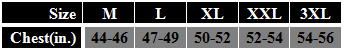 Men’s Baseball Jersey Sizes