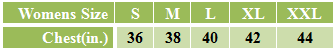 Women’s Hoodie Sizes